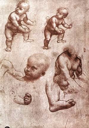 Leonardo Da Vinci - Study of a child