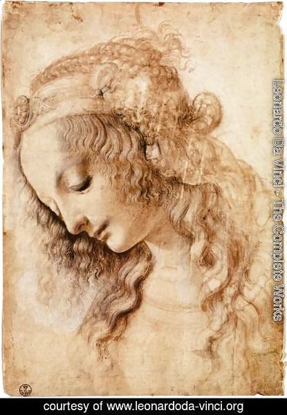 Leonardo Da Vinci - Woman's Head