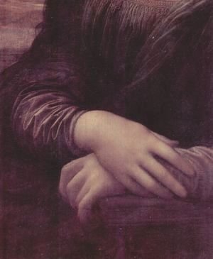 Leonardo Da Vinci - Mona Lisa (detail) 2
