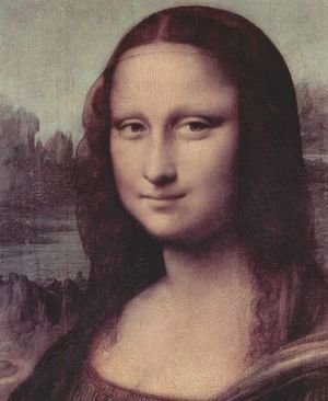 Leonardo Da Vinci - Mona Lisa (La Gioconda) (detail)