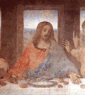 Leonardo Da Vinci - The Last Supper (detail2)