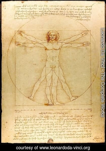 Leonardo Da Vinci - Vitruvian Man