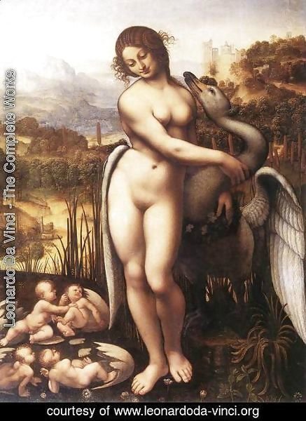 Leonardo Da Vinci - Leda and the Swan 1505 10 2