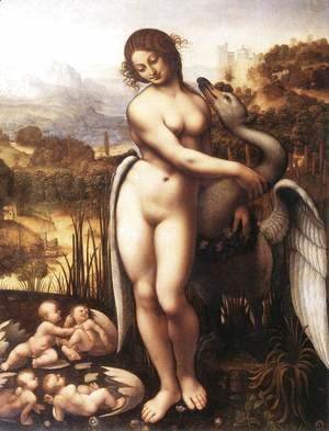 Leonardo Da Vinci - Leda and the Swan 1505 10 2
