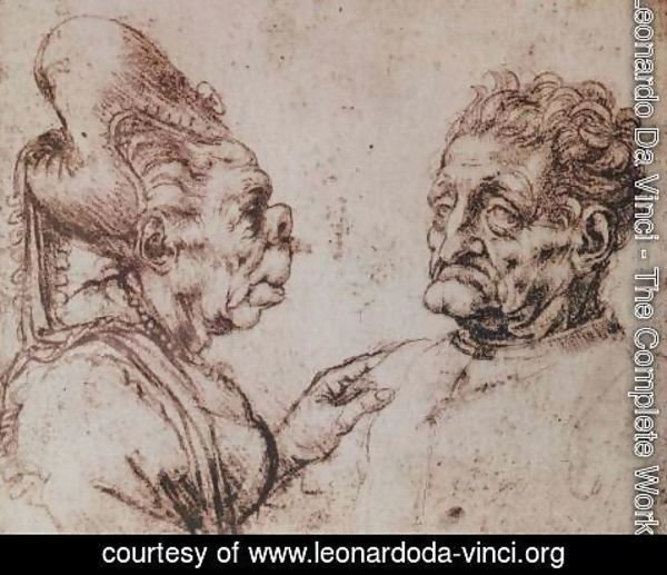 Leonardo Da Vinci - Caricature