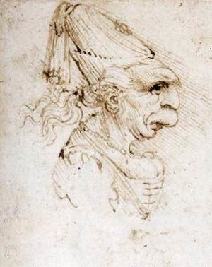 Leonardo Da Vinci - Caricature 3