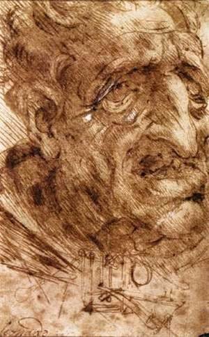 Leonardo Da Vinci - Head of an Old Man