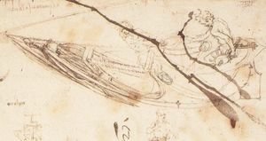 Leonardo Da Vinci - Designs for a Boat