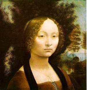 Leonardo Da Vinci - Portrait of Ginevra de' Benci 1474-46