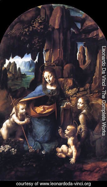 Leonardo Da Vinci - Virgin of the Rocks 1495-1508