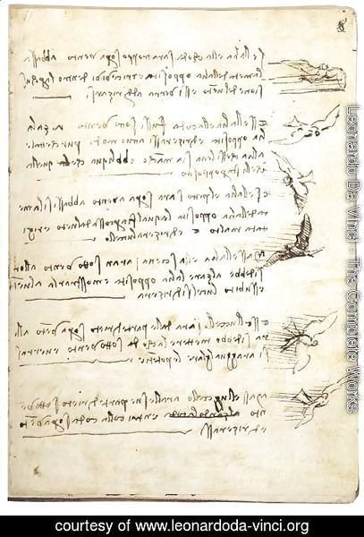 Leonardo Da Vinci - Codex On The Flight Of Birds