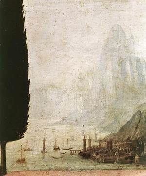 Leonardo Da Vinci - Annunciation (detail 4) 1472-75