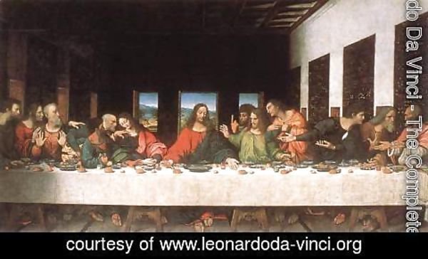 Leonardo Da Vinci - Last Supper (copy) 16th century