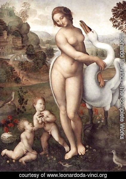 Leonardo Da Vinci - Leda and the Swan 1505-10