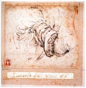 Leonardo Da Vinci - Sleeve study for the Annunciation 1470-73