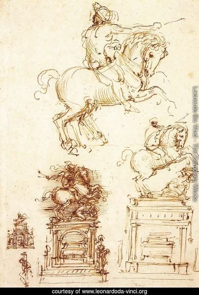 Study for the Trivulzio Equestrian Monument (1)  1508-10