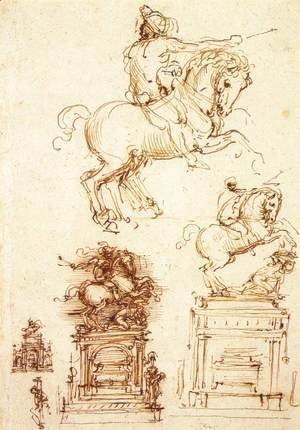 Study for the Trivulzio Equestrian Monument (1)  1508-10