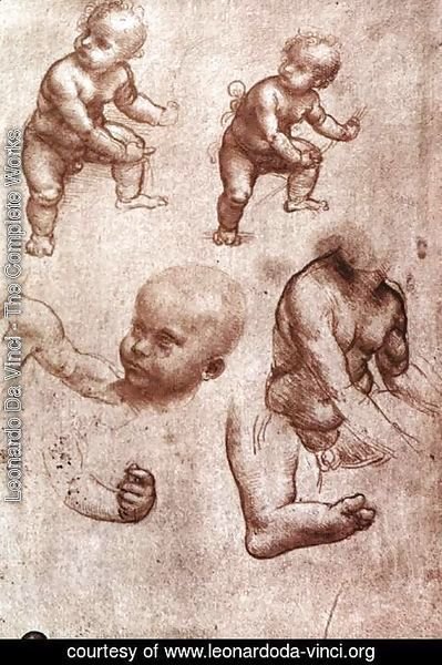 Leonardo Da Vinci - Study of a child