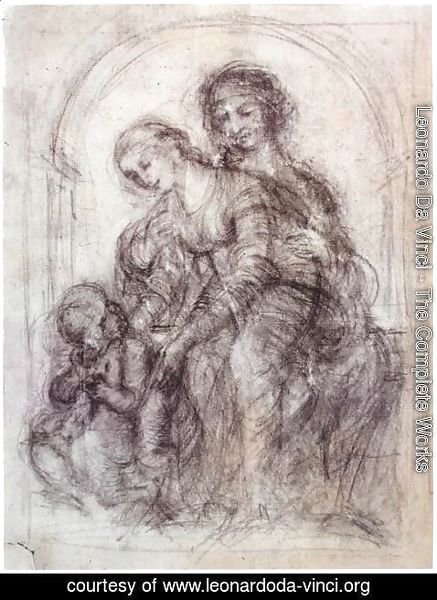 Leonardo Da Vinci - Design for St Anne