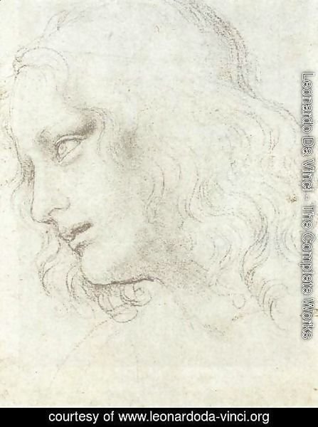 Leonardo Da Vinci - Study for the Last Supper: James