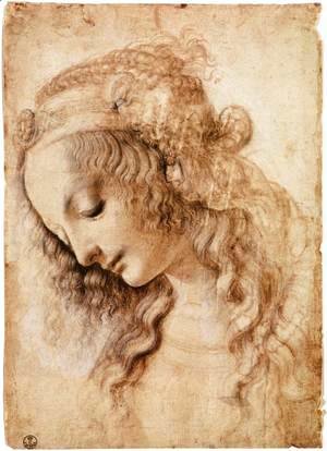 Leonardo Da Vinci - Woman's Head