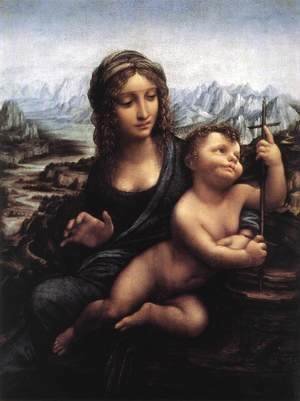 Leonardo Da Vinci - Madonna with the Yarnwinder