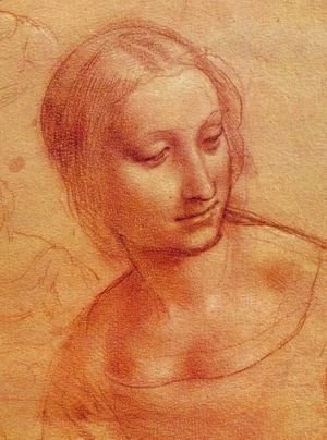 Leonardo Da Vinci - Head of a Woman 1510-11