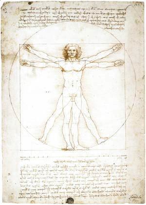 Leonardo Da Vinci - man proportions