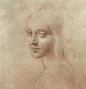 Leonardo Da Vinci - Study of an angel