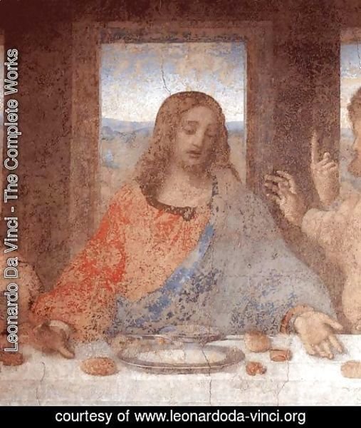 Leonardo Da Vinci - The Last Supper (detail2)