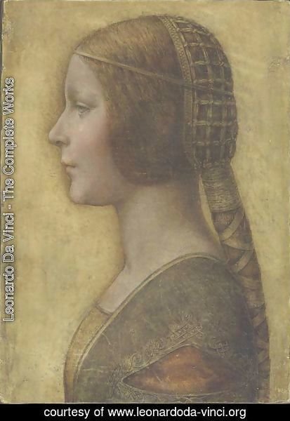 Leonardo Da Vinci - Profile of the Bella Principessa