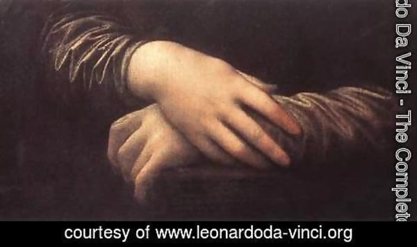Leonardo Da Vinci - Mona Lisa (detail)