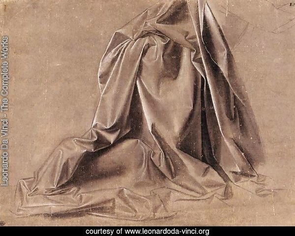 Drapery for a seated figure