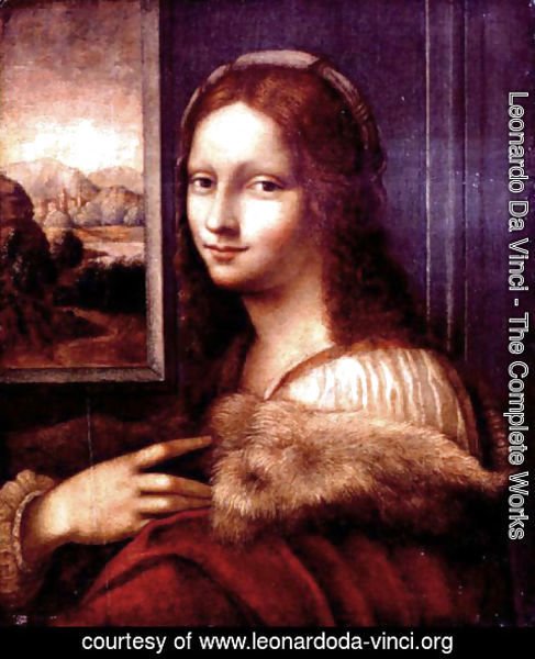 Leonardo Da Vinci - Young lady with a fur