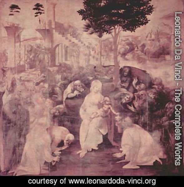 Leonardo Da Vinci - The Adoration of the Magi