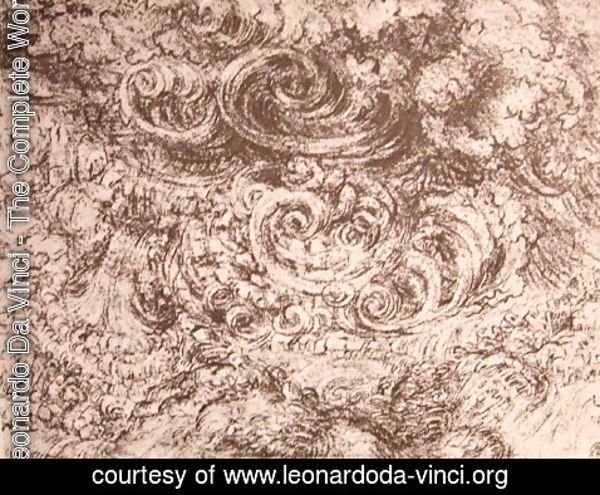 Leonardo Da Vinci - Drawing of an flood