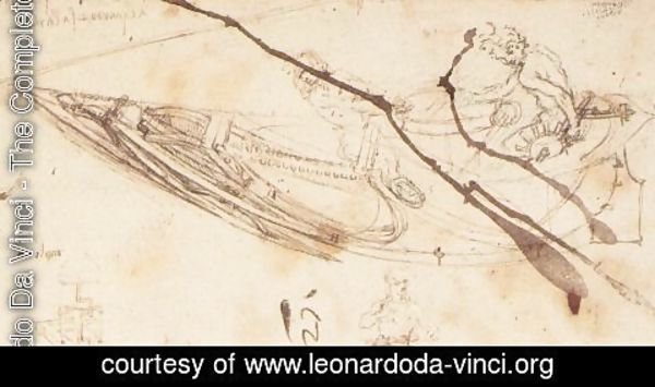 Leonardo Da Vinci - Designs for a Boat
