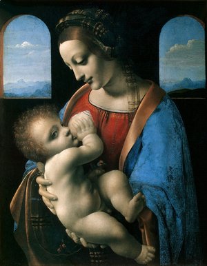 Leonardo Da Vinci - Madonna Litta c. 1490-91