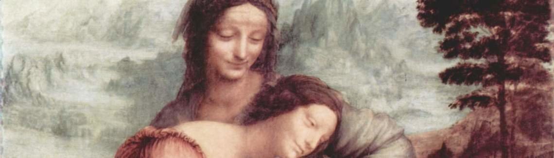 Leonardo Da Vinci - The Virgin and Child with St Anne c. 1510