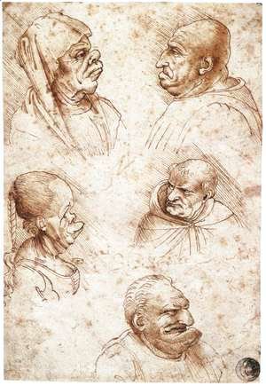 Five Caricature Heads