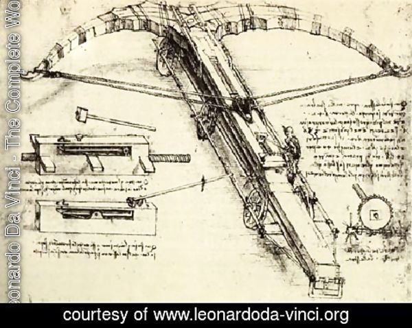 Leonardo Da Vinci - Giant Crossbow