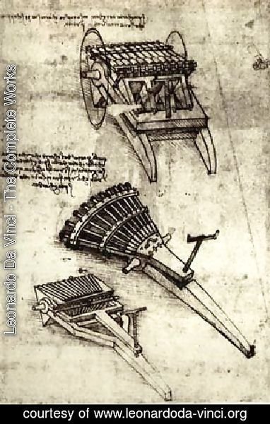 Leonardo Da Vinci - Multi Barrel Gun