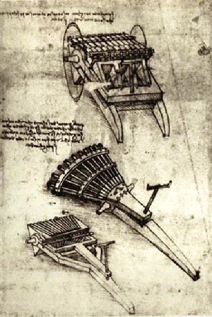 Leonardo Da Vinci - Multi Barrel Gun