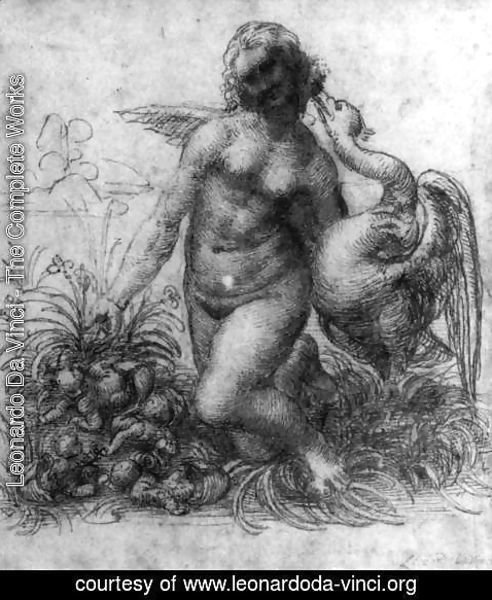Leonardo Da Vinci - Leda and the Swan 1503-07
