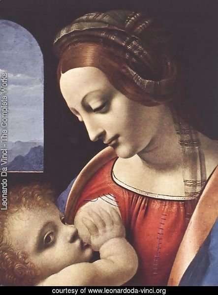 Madonna Litta (detail) c. 1490-91