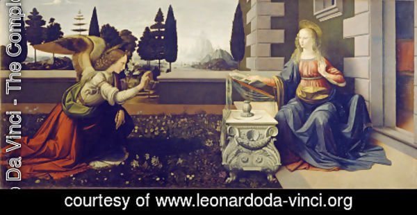 Leonardo Da Vinci - Annunciation (Annunciazione)